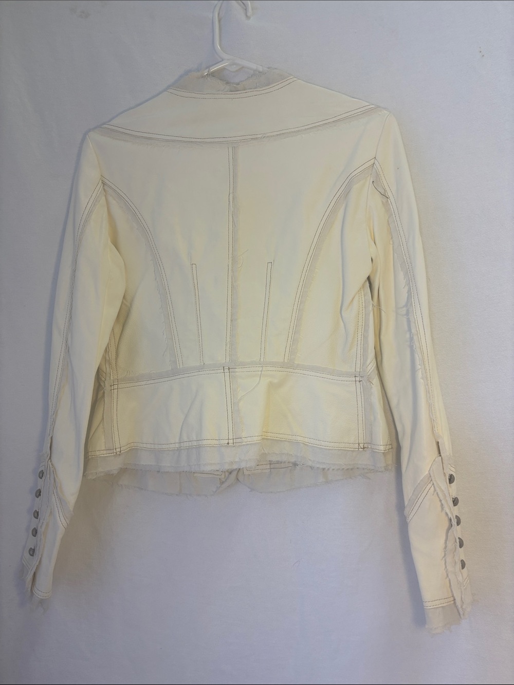 Raw 7 Embellished Leather Jacket - Picture 8 of 9